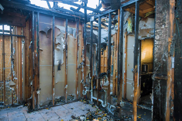 Professional Fire Damage Assessment technician working in Wayne, OH